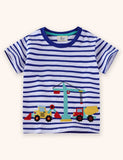 Excavator Applique T-Shirt