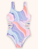 Tie-dye Printed One-piece Swimsuit