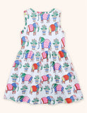 Elephant Printed Dress