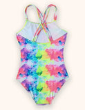 Tie-dye Suspender Swimsuit