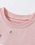 Dancing Mouse Tulle Short Sleeve Sweatshirt