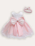 Bow Tutu Lace Dress
