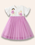 Fairy Printed Tulle Dress