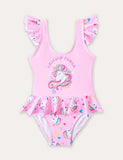 Unicorn Print Swimsuit