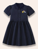 Little Rainbow Embroidered Dress