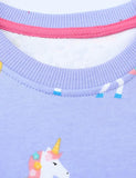 Unicorn Rainbow Printed Sweatshirt - Mini berni