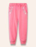 Flower Embroidered Pants - Mini Taylor