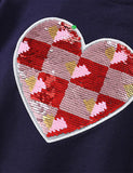 Love Sequin Crew Neck T-shirt - Mini Taylor