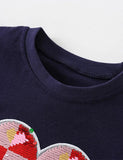 Love Sequin Crew Neck T-shirt - Mini Taylor