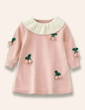 Christmas Cherry Sweater Dress