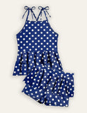 Flower Print Swimsuit Set