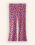 Leopard Print Flared Leggings