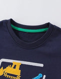 Construction Cars Applique Sweatshirt