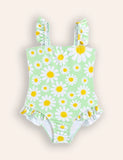 Flower Print One-piece Swimsuit