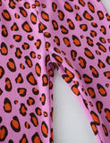 Leopard Print Flared Leggings