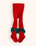 Festival Bow Knitted Leggings