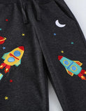 Rocket Embroidered Sweatpants
