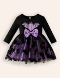 Halloween Cute Bat Tulle Dress