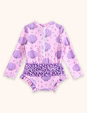 Cute Printed Sunscreen Swimsuit