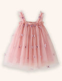 3D Butterfly Flower Tulle Dress