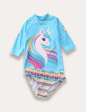 Animal Split Swimsuit - Mini Taylor