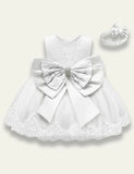 Bow Lace Party Dress - Mini Taylor