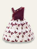 Butterfly Embroidered Mesh Party Dress - Mini Taylor