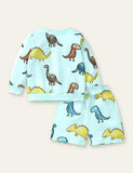 Cute Dinosaur Printed Sweater Set - Mini Taylor