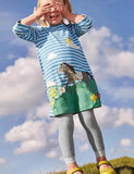 Embroidered Fun Animals Long Sleeve Dress - Mini Taylor