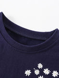 Flower Printed Round Neck T-shirt - Mini Taylor