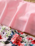 Flower Printed Ruffles Family Matching Swim Suit - Mini Taylor