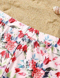 Flower Printed Ruffles Family Matching Swim Suit - Mini Taylor
