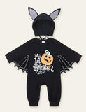 Halloween Funny Bat Hooded Romper