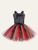 Halloween Skull Mesh Party Dress - Mini Berni