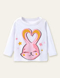 Happy Rabbit Printed Long Sleeve T-shirt - Mini Taylor