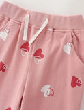 Heart Printing Sweatpants - Mini Taylor