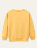 Rabbit Carrot Appliqué Flower Embroidered Sweatshirt - Mini Taylor