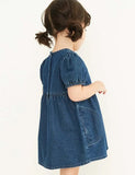 Round Neck Denim Dress - Mini Taylor