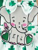 St.Patrick's Day Romper+Elephant Strap Dress - Mini Taylor