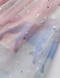 Starry Unicorn Printed Tulle Princess Party Dress - Mini Taylor
