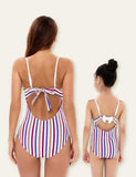 Striped Printed Family Matching Swimsuit - Mini Taylor
