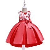 Tail Embroidered Bow Party Dress - Mini Taylor
