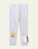 Unicorn Appliqué Tassel Leggings - Mini Taylor