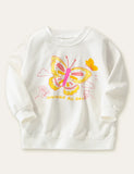 Butterfly Printed Long-Sleeve T-shirt - Mini Taylor