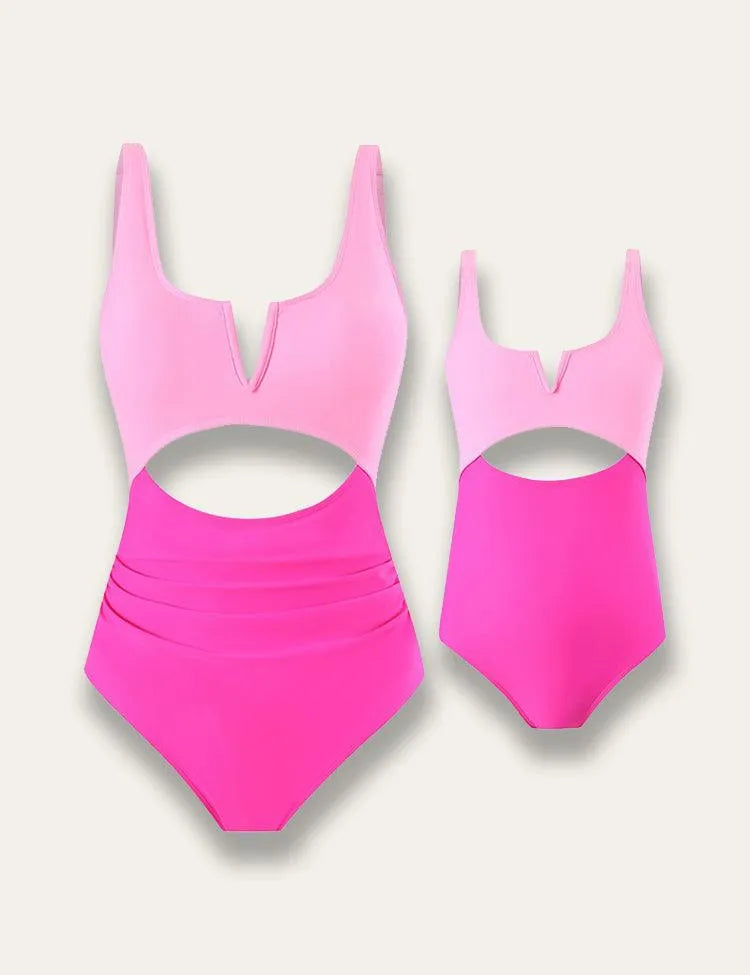 Color Block Family Matching Swim Suit - Mini Taylor