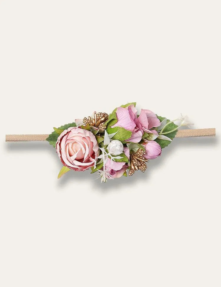Colorful Artificial Flower Headband - Mini Taylor