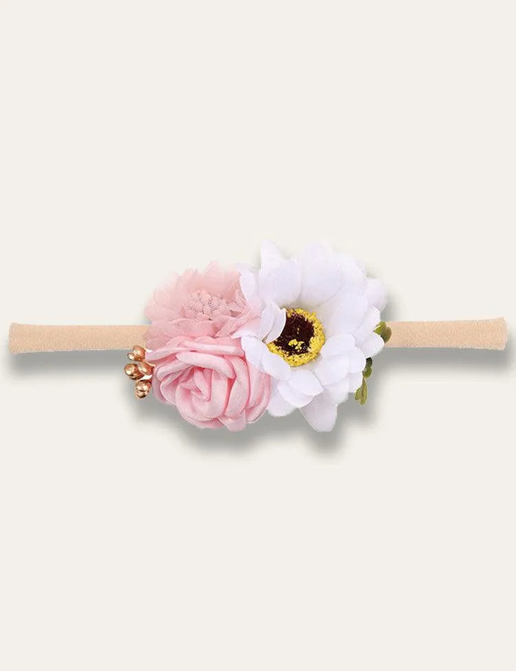 Colorful Flower Artificial Flower Headband - Mini Taylor