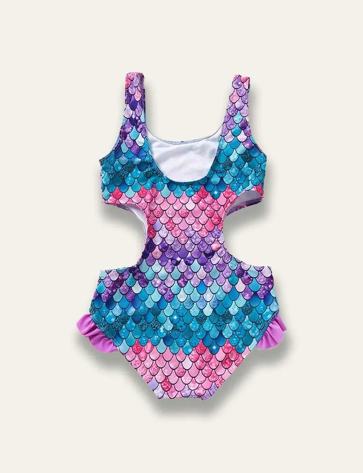 Colorful Mermaid Swim Suit - Mini Taylor