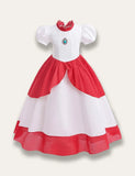 Mario Princess Peach Cute Cos Set - Mini Taylor