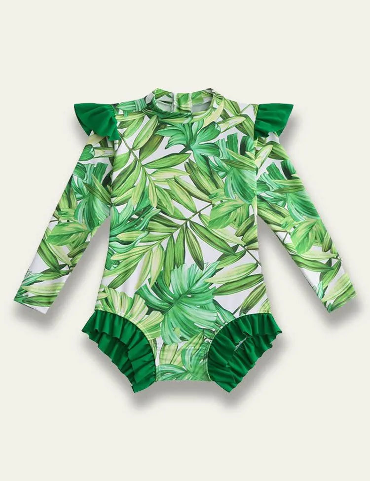 Multicolor Printed One-piece Swimsuit - Mini Taylor